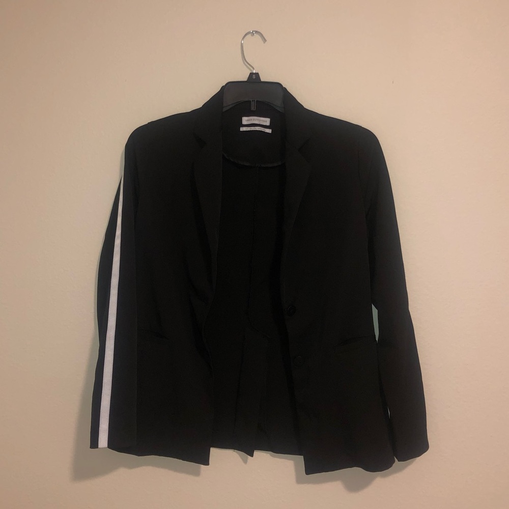 UO Blazer with white strip down sleeves